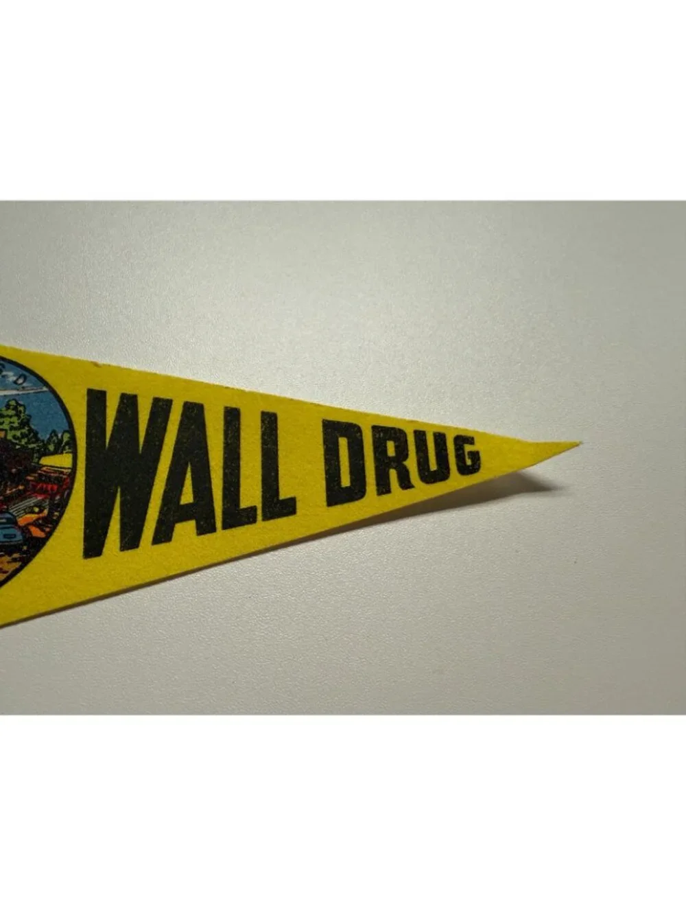 Vintage Wall Drug, South Dakota pennant